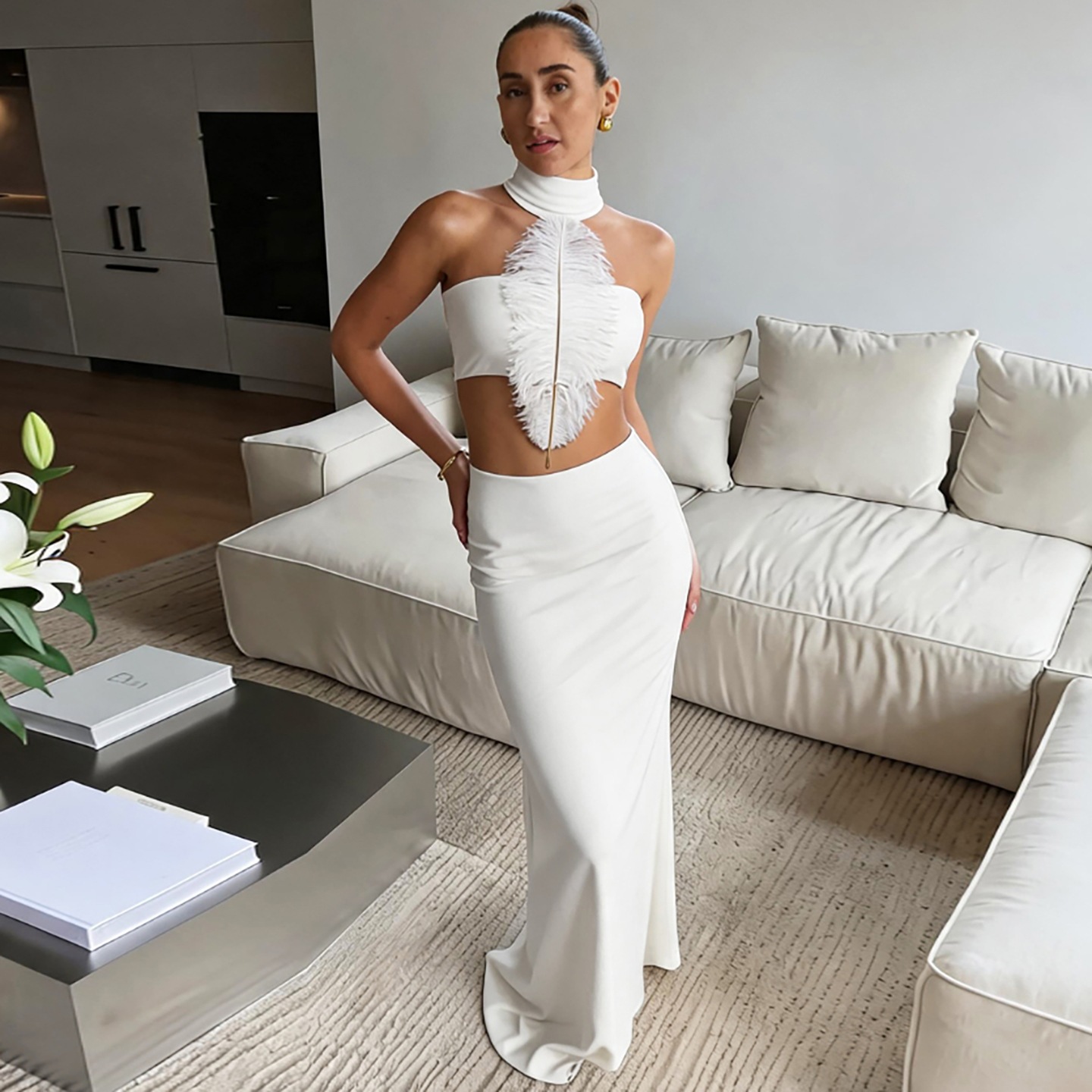 Damen Weißes Sexy Taillenfreie – Fly Line Bewertung und Preis